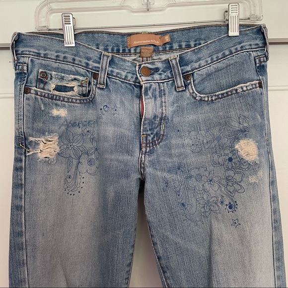 Vintage Abercrombie & Fitch Low Rise Flare Jeans - Picture 5 of 5